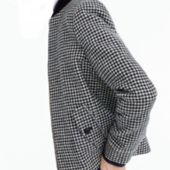 J. Crew Classic timeless style 100% wool, houndstooth fully lined w pockets. NWT - Picture 12 of 15